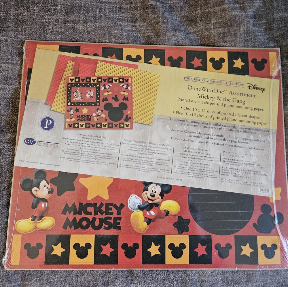 The Creative Memories Collection DoneWithOne Assortment Mickey & the Gang